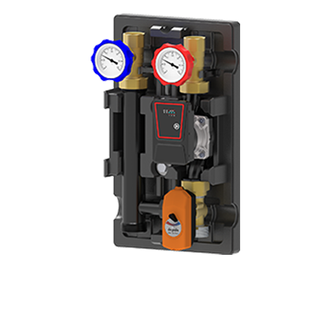 FÜR NIEDER-/MITTELTEMPERATURSYSTEME: MOTORISIERTE MISCHFÖRDERUNG MIT DREIPUNKTANTRIEB DN25